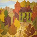 Leaf application (grade 1): lesson notes and presentation with photos