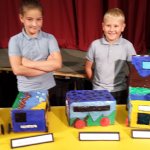 children defend projects