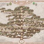Генеалогическое древо: пример художественного оформления.