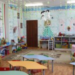 Идея весеннего красивого оформления, младшей, ясельной, средней и старшей группы