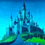 How to draw a castle with a pencil step by step?