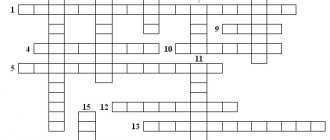 кроссворд по технологии