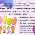 Развитие речи у детей исследовательская работа