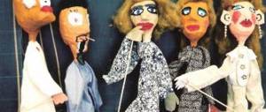 Homemade cane puppets