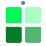 теплые и холодные оттенки зеленого