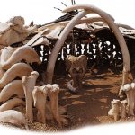 Жилище из костей мамонта